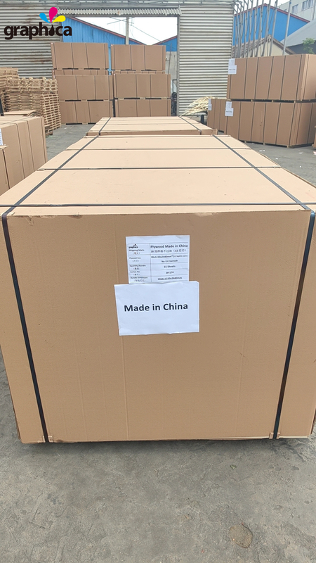 Grado BB/BB 12/15/18 mm contrachapado de abedul completo para la fabricación de matrices en la industria de impresión de envases