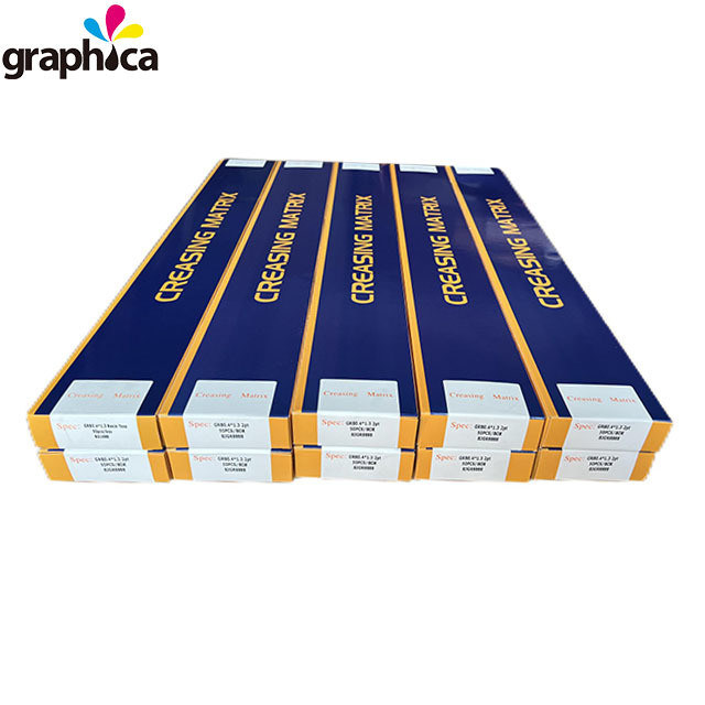 GRB 0,8 x 2,7 mm Máquina de corte por hexagonal de matriz de crecimiento para embalaje e impresión de papel