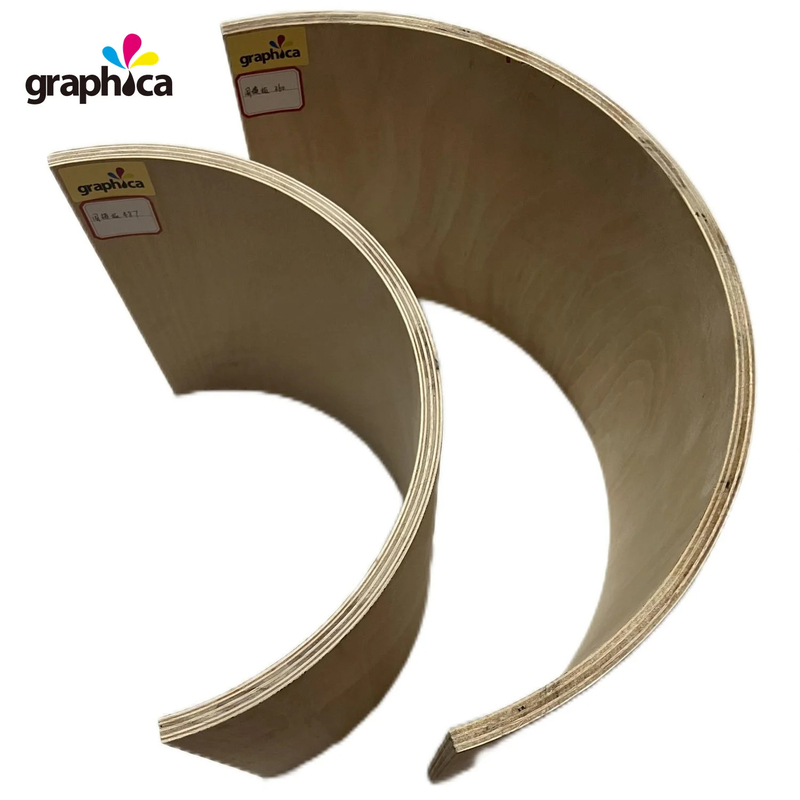Full Poplar 16mm 2024 Rotary Die Board Cortar madera contrachapada curvada para el corte con láser