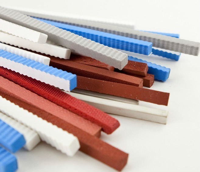 Dureza 40-45 grados C Proceso de fabricación de matrices caucho de célula abierta para cortar