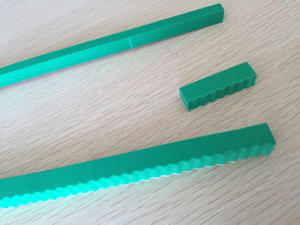 60 Ejección de matriz de chapa de caucho para el corte de moldes y dimensiones 8x8x300x380mm