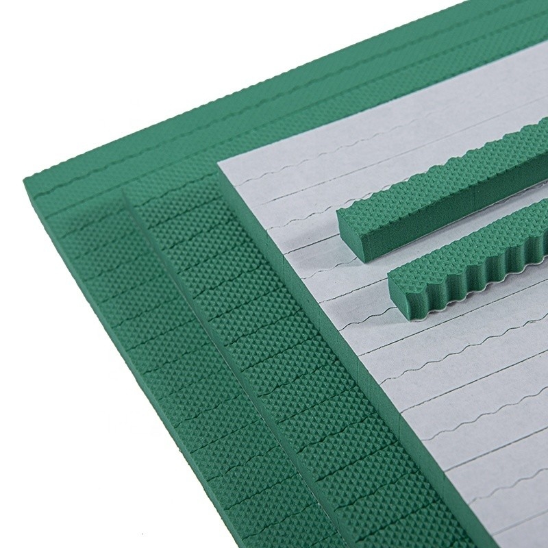 40 Shore Una hoja de goma de eyección de flexibilidad en verde para gráfico Beijing 2023 Imprimir