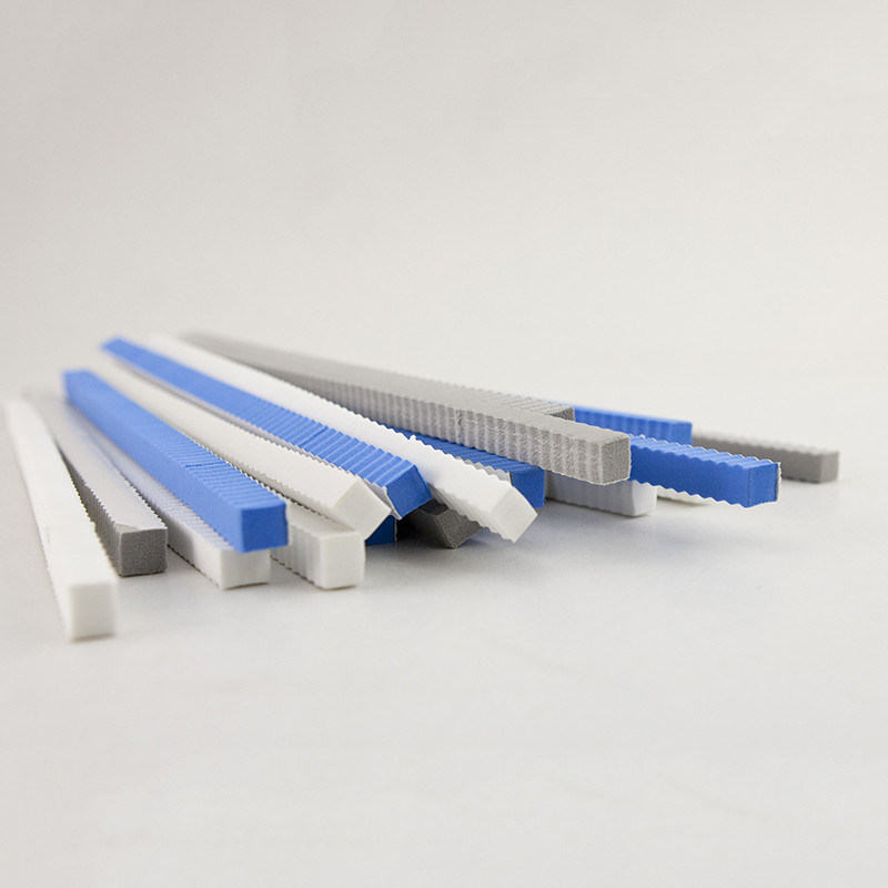 8 mm x 8 mm Dimensiones de alta elasticidad adhesivo verde EVA espuma de corte por inyección de caucho