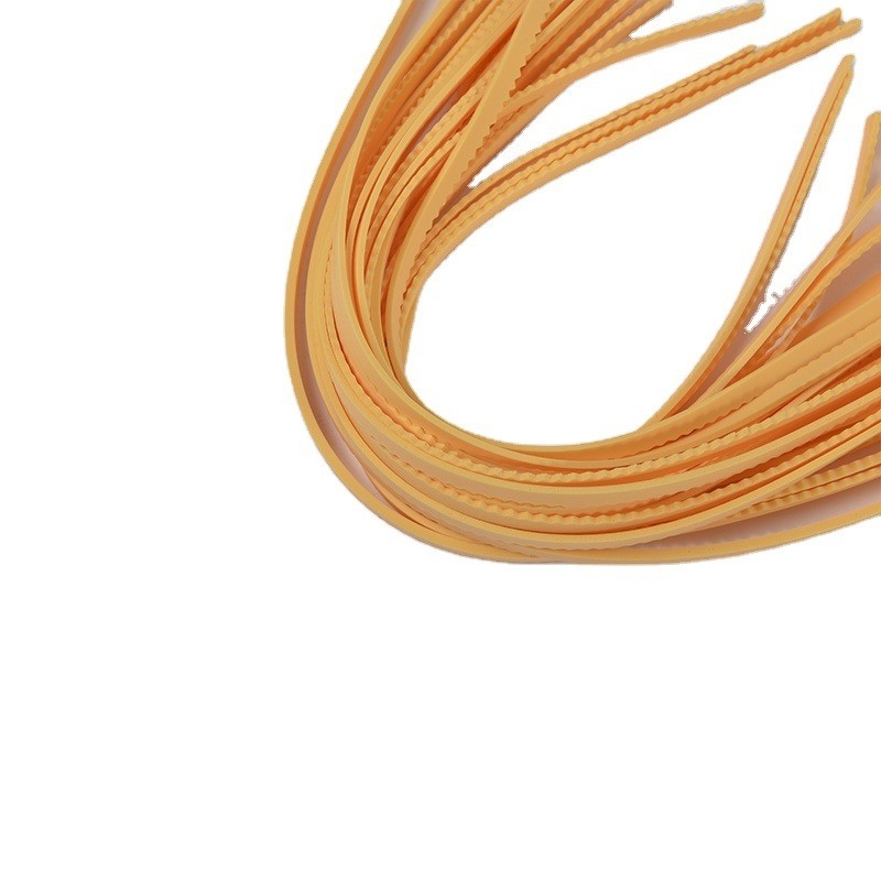Alta elasticidad amarillo 8mm corte por inyección esponja ranura de caucho caucho plano contrachapado de acero regla de corte por inyección