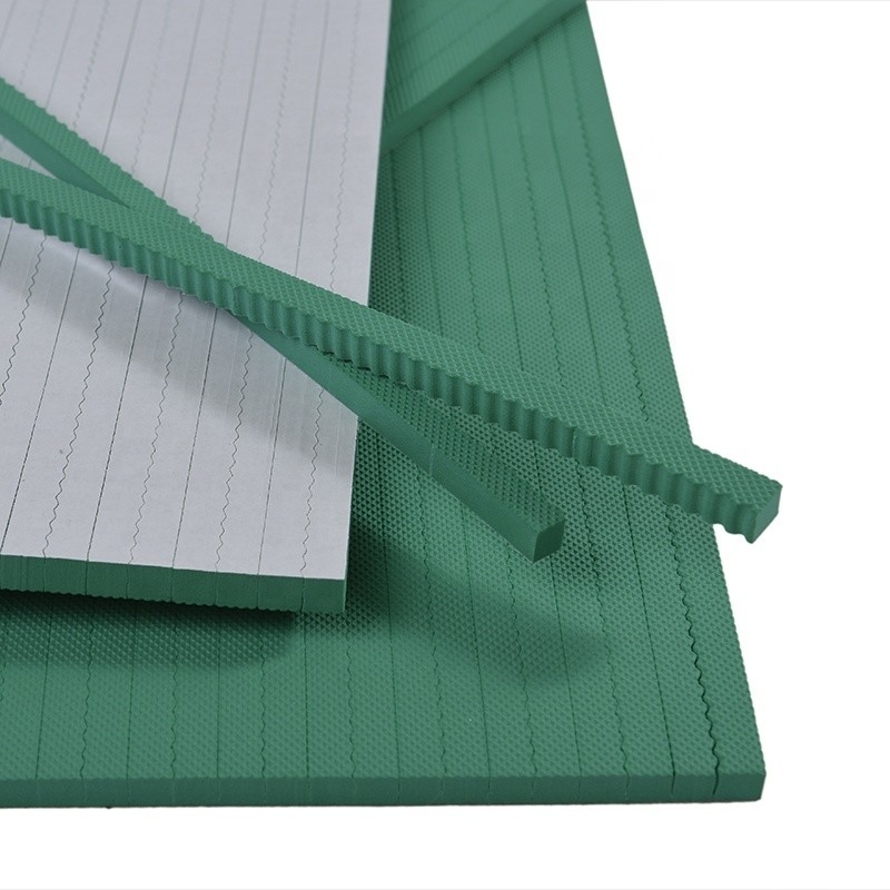 40 Shore Una hoja de goma de eyección de flexibilidad en verde para gráfico Beijing 2023 Imprimir