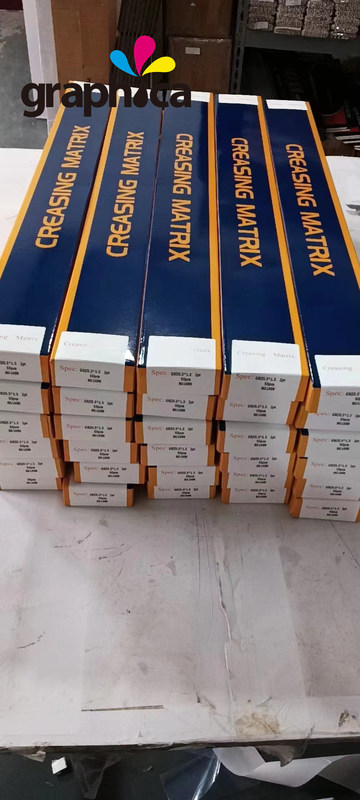 Superior Creasing Matrix Cutter Die para materiales de impresión Producto popular