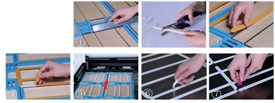 Corte de matrices a granel en matrices para la fabricación de cartón y cajas de papel corrugado