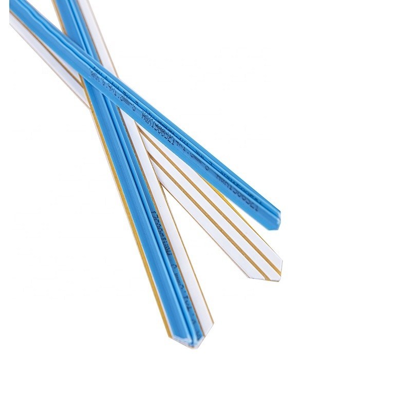 Gráfico Azul blanco amarillo Basado en plástico Creasing Matrix Adhesive Creasing Canal para MQ 1 caja