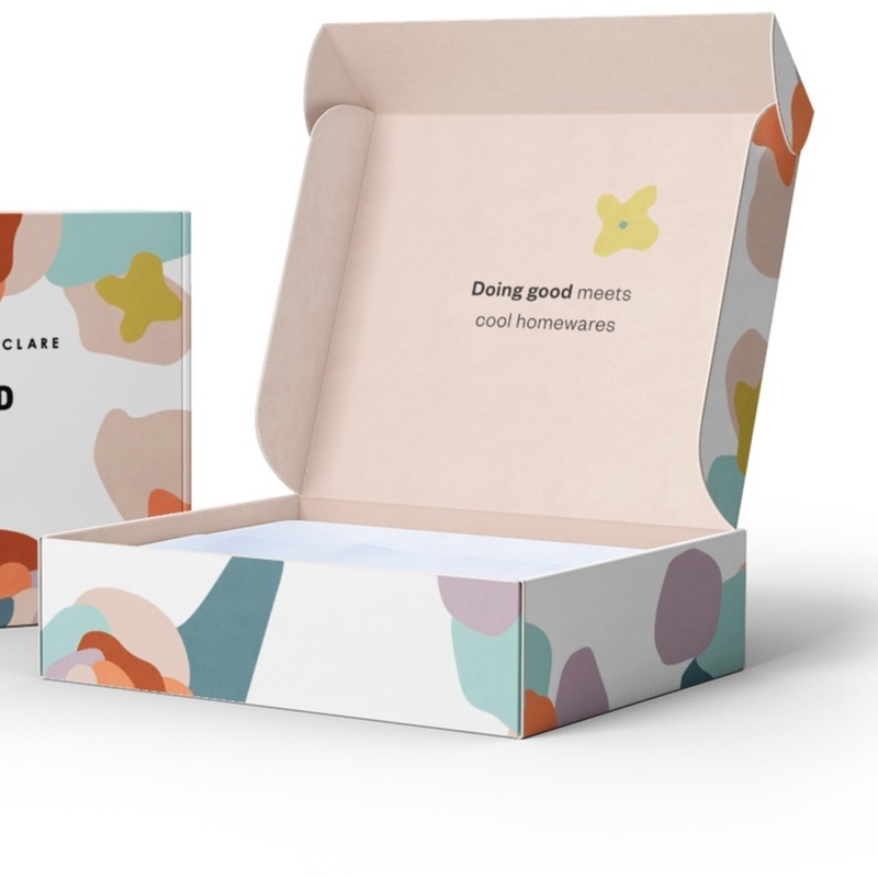 Caja de regalos de impresión personalizada hecha a mano de lujo rígida negra con cierre magnético para su negocio