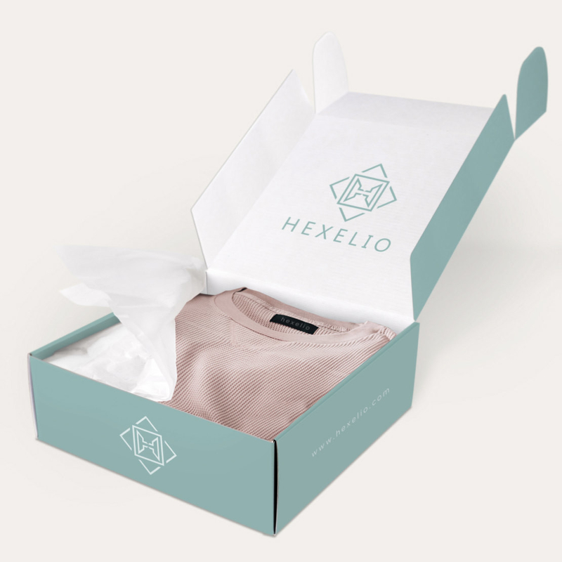 Caja de regalos de impresión personalizada hecha a mano de lujo rígida negra con cierre magnético para su negocio