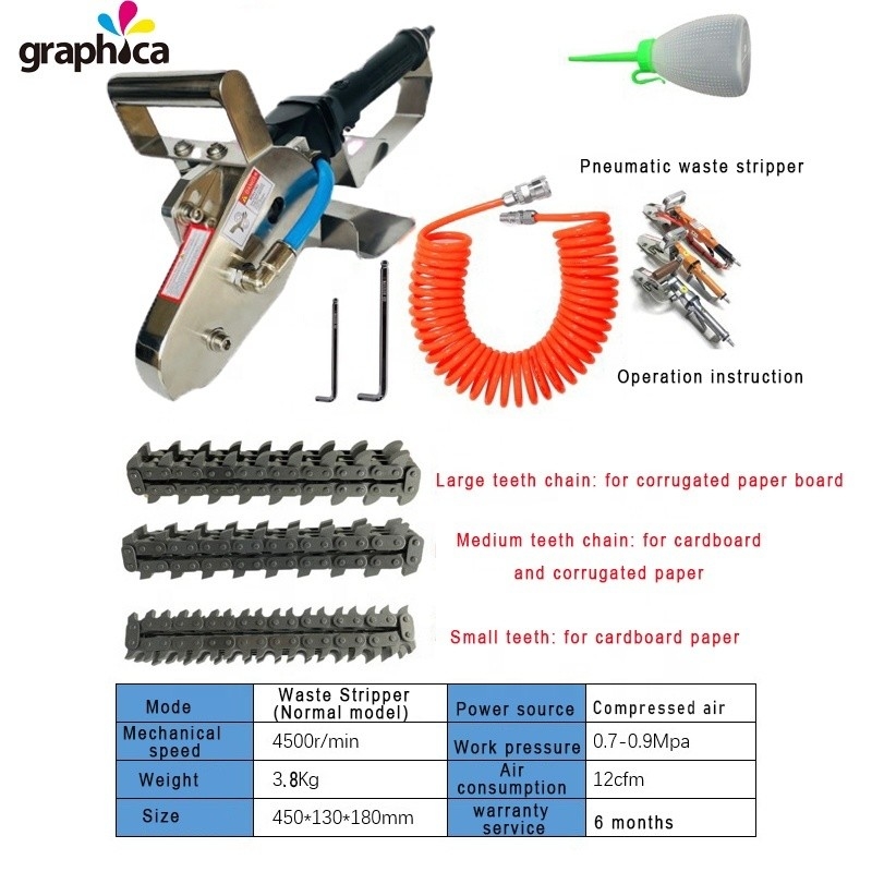 12CFM 0.65-0.8MPa Máquina de corte por hecha de papel para el desmontaje de papel