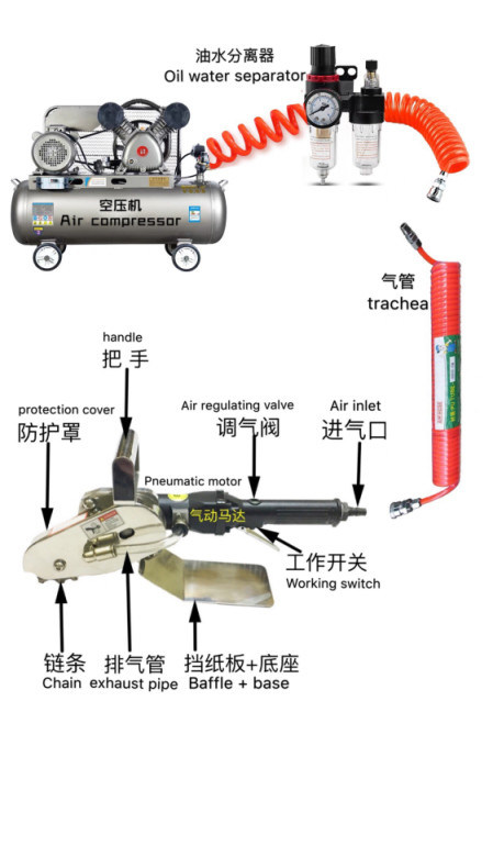 Máquina de desmontaje de cables gráficos GR-4500 Presión de aire Cajas de cartón de papel residual