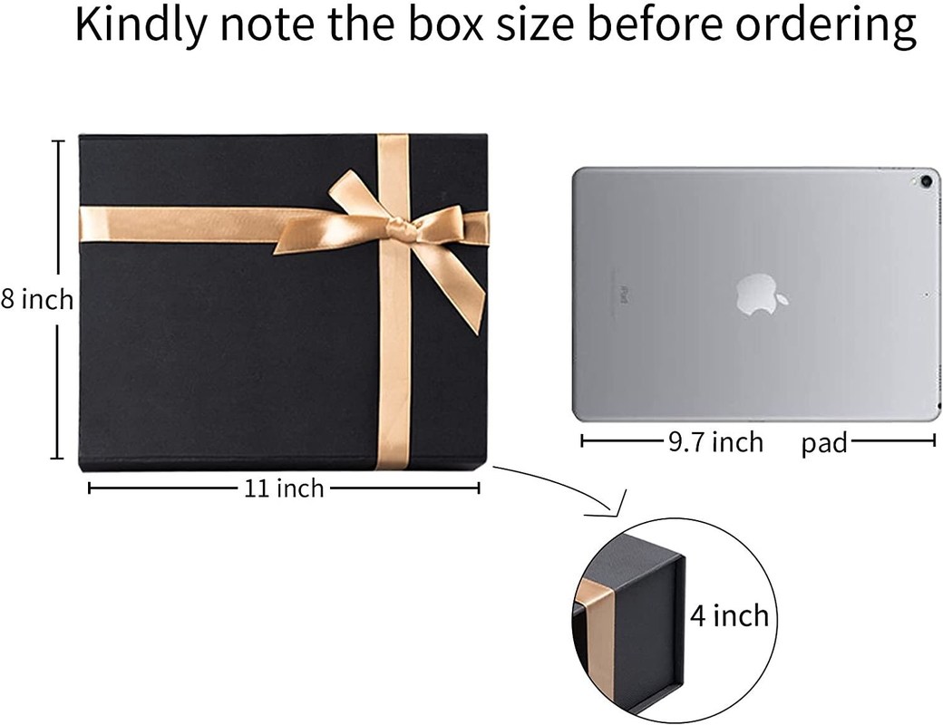 Caja de embalaje Kraft Paper Core de la víspera de Navidad para la pantalla y el almacenamiento de fotogramas