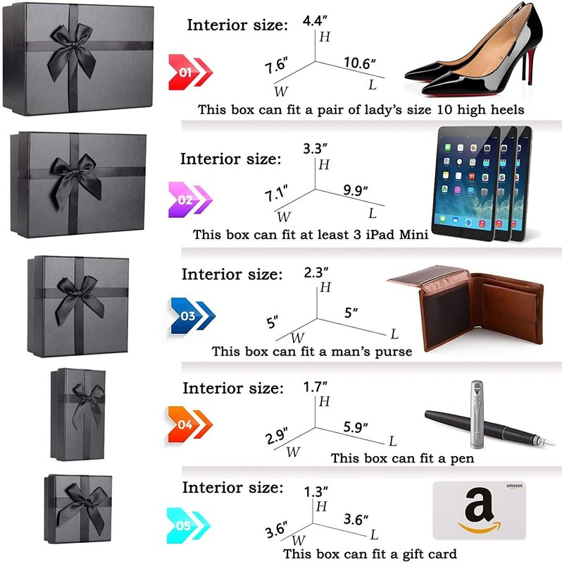 Caja de embalaje Kraft Paper Core de la víspera de Navidad para la pantalla y el almacenamiento de fotogramas