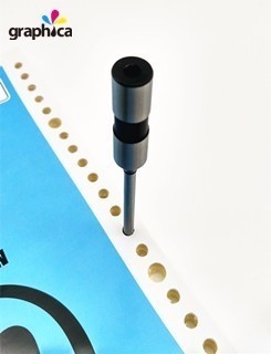 6.0 mm de papel de perforación de lija pesada con filo de corte afilado y recubrimiento de cera