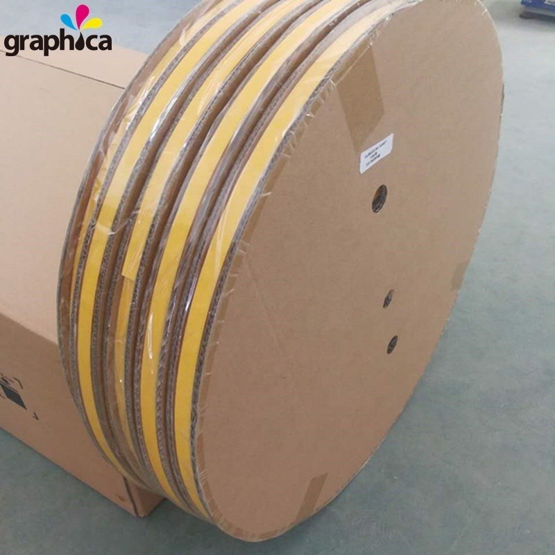Rollo gráfico de matriz de corte a presión en blanco 0,5 x 1,5 mm para la fabricación de cajas de cartón