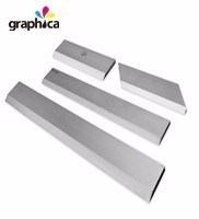 Precisión -0,02mm Cuchillo de corte de papel para Polar 115 EL/ED/CE/EMC Alta dureza HRC48-68