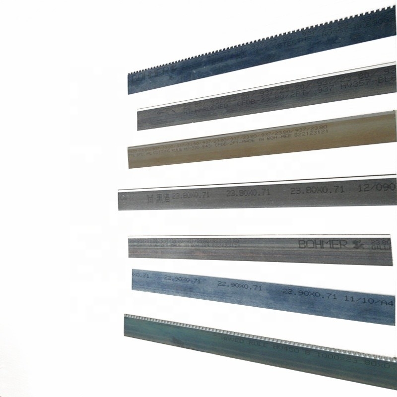 Beijing Graphic 0.71mm 2pt Steel Rule Die Cutter con corte de espesor de 2pt / 3pt / 4pt