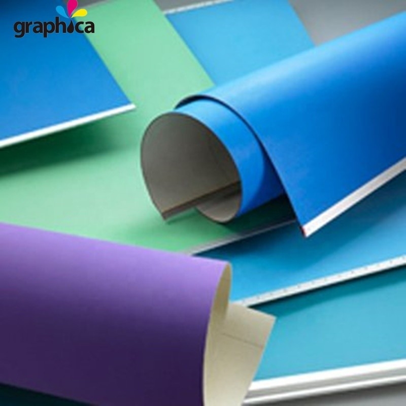 BJ2680 Impresión gráfica offset manta de superficie azul Tolerancia de color de nivel 0,02 mm