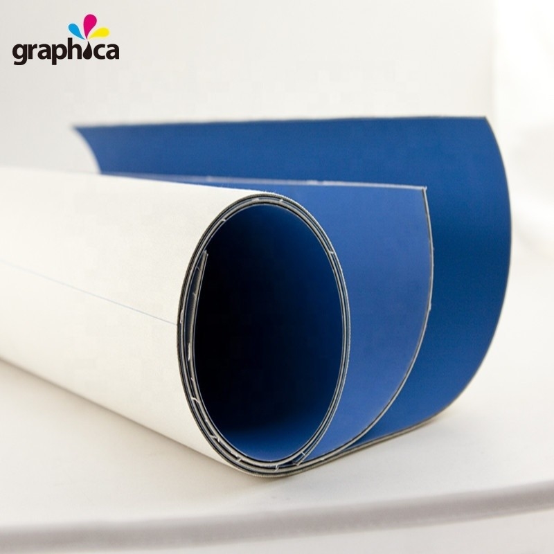 Gráfico Beijing 2021 Impresión de offset azul manta de caucho 1.95 mm de espesor para impresión