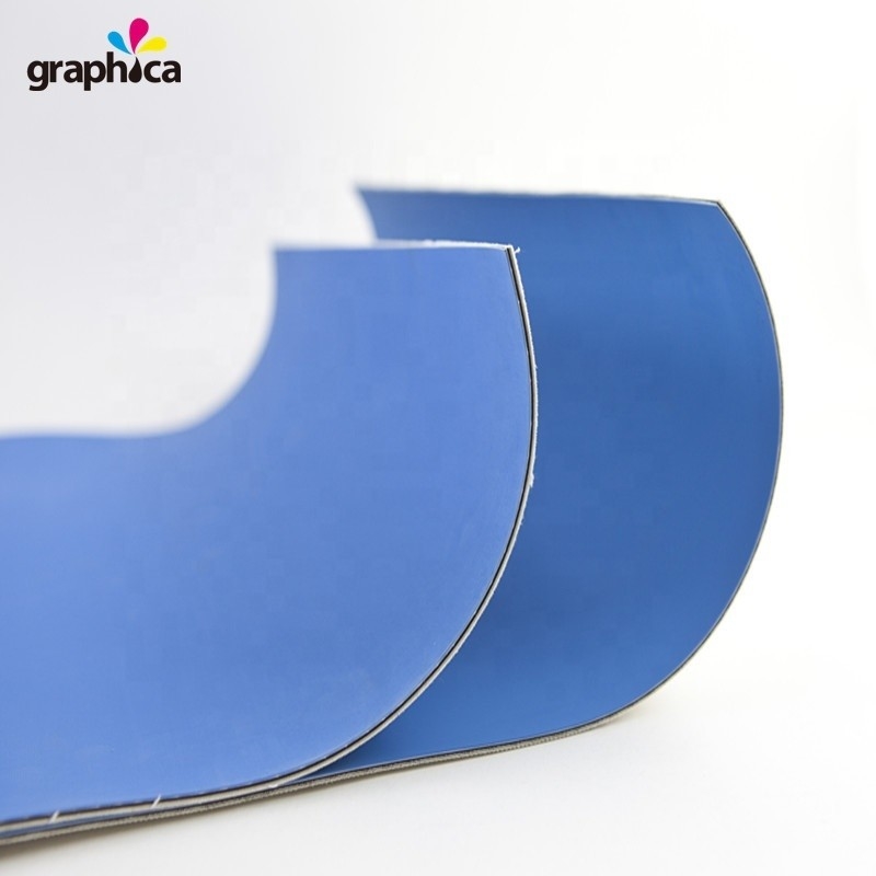 Gráfico Beijing 2021 Impresión de offset azul manta de caucho 1.95 mm de espesor para impresión