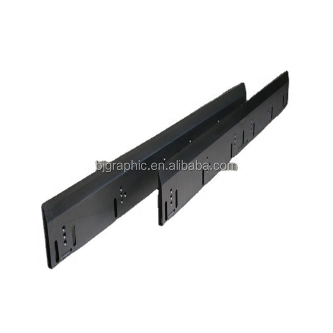Cuchillo de recorte de acero de alta velocidad W18Cr4V de tres lados para perforación de agujeros en la industria de la impresión