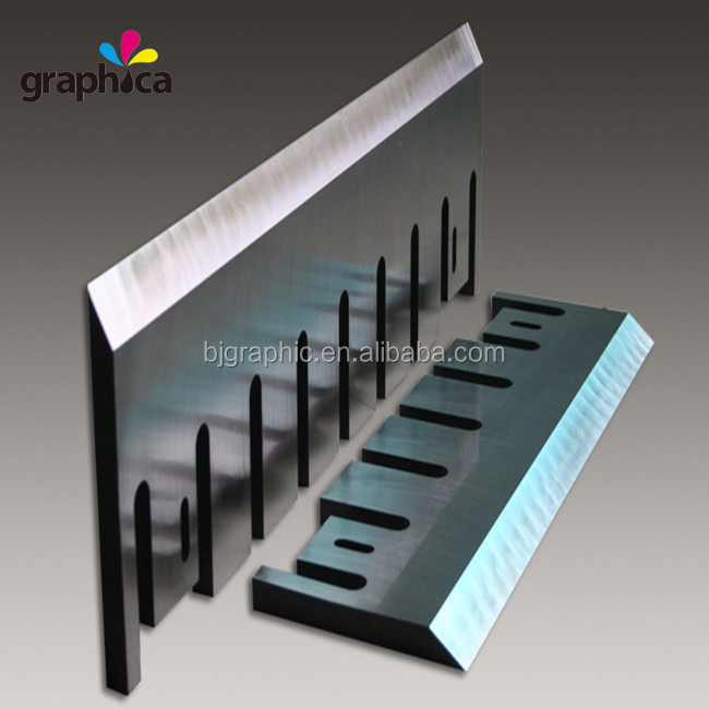 Cuchillo de recorte de acero de alta velocidad W18Cr4V de tres lados para perforación de agujeros en la industria de la impresión