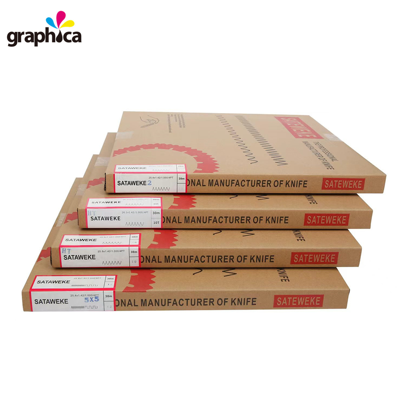 4pt Regla de corte rotativo de acero de corte a presión 1,42*25,4*30 metros/bobina para el fabricante de matrices rotativas