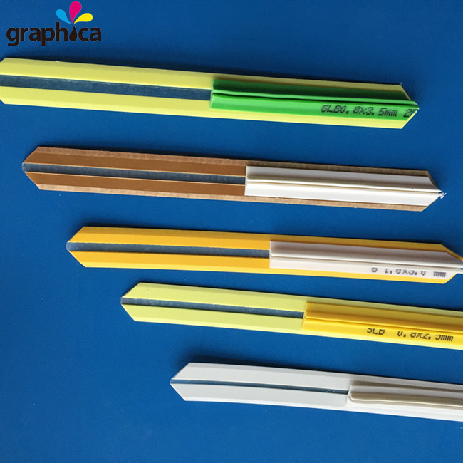 GRB0.6x1.7mmC Matriz de pliegue de PVC con el número del SA 39169090 1,3 kg/caja Fabricada