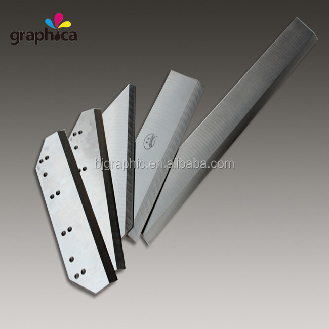 Cuchillo cortador de papel estándar industrial Polar 115 HSS para embalaje Agudez 15N-35N