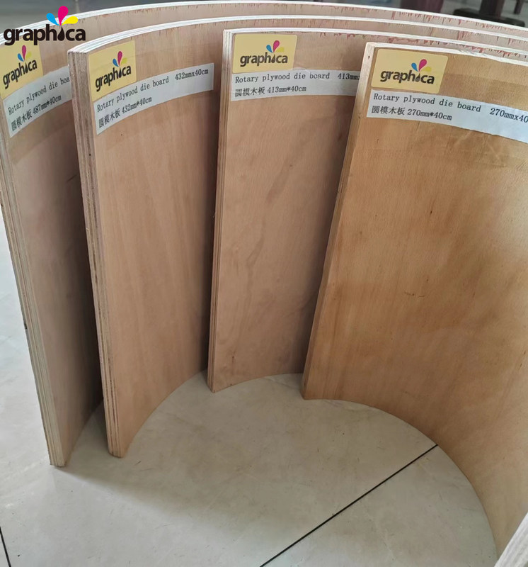 Frente trasero de abedul debe ser de 0,7 a 1 mm Ambos lados rotativo de la placa de corte de la matriz para la fabricación de matriz